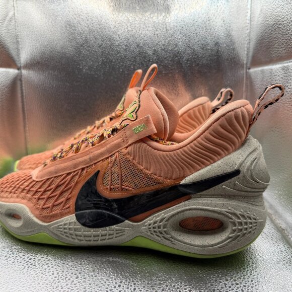 Size 11.5 Nike Cosmic Unity Apricot Orange Mens Basketball Shoes DA6725-800 - Picture 7 of 10